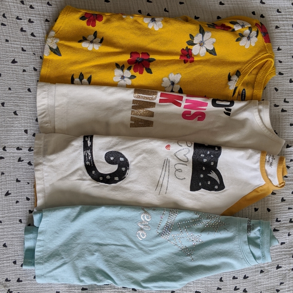Set of 4 long sleeve toddler shirts